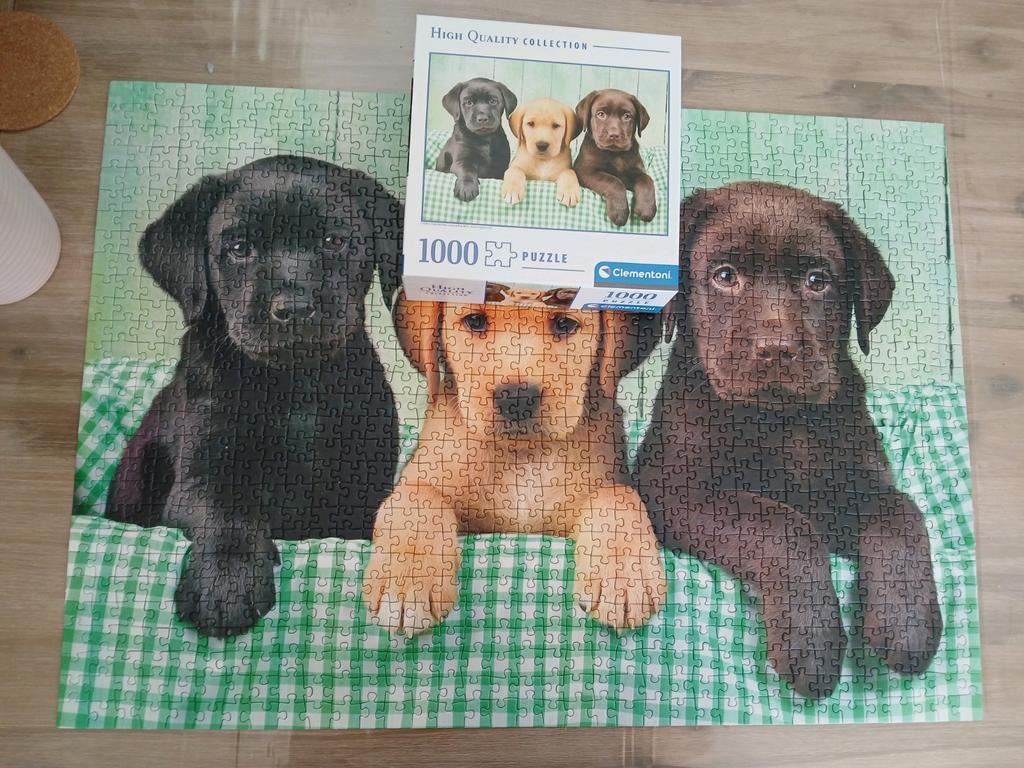Clementonie puzzel 1000 stukjes, Ophalen of Verzenden, 500 t/m 1500 stukjes, Zo goed als nieuw, Legpuzzel