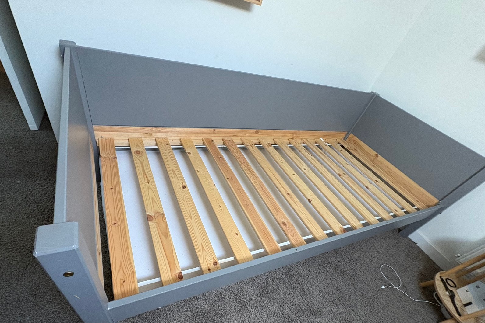 Eenpersoons kinderbed incl. Lattenbodem, Huis en Inrichting, Ophalen, Gebruikt, 90 cm, Eenpersoons