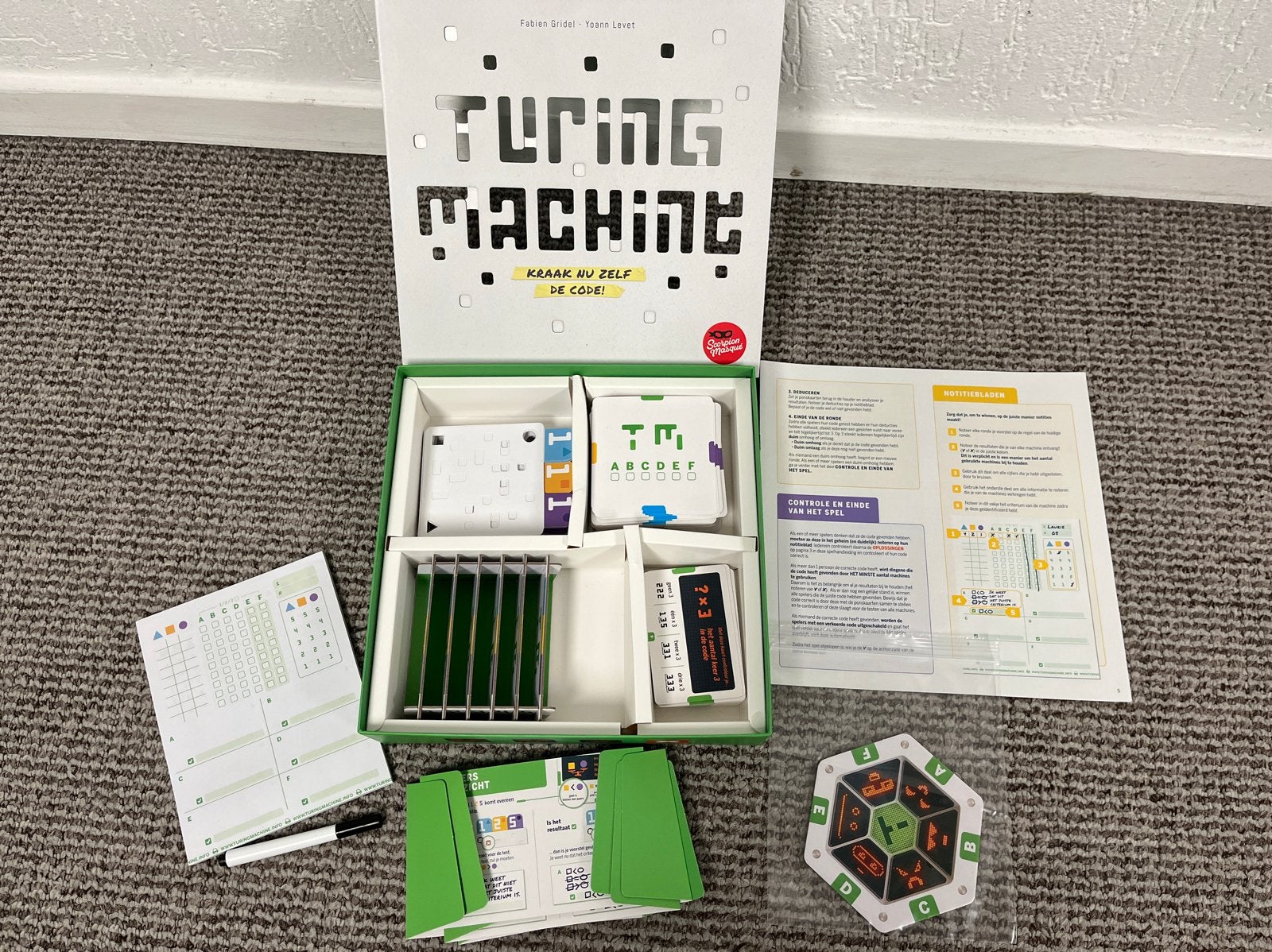 Turing Machine: Kraak nu zelf de code! Bordspel, Ophalen of Verzenden, Zo goed als nieuw