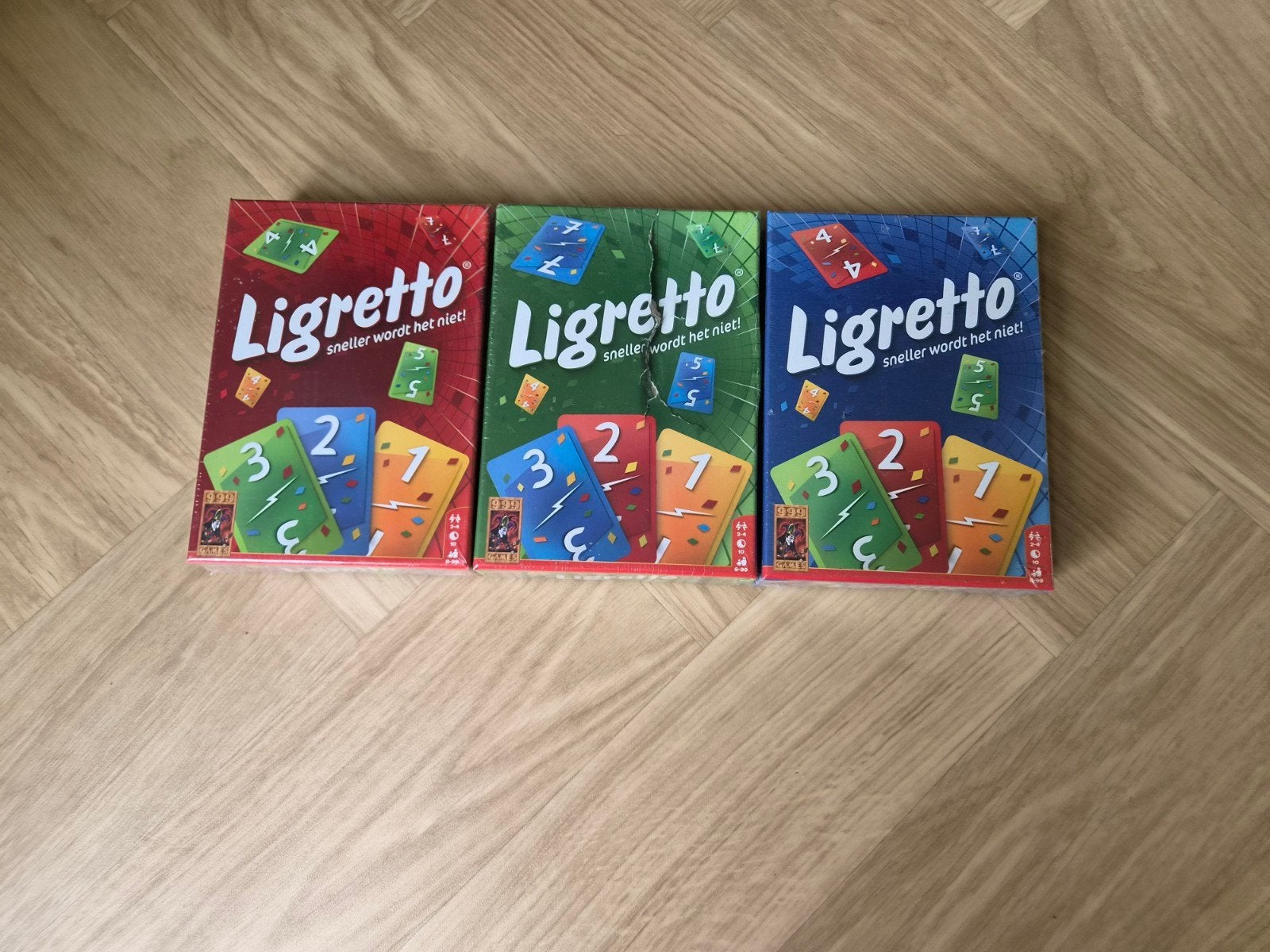 Ligretto Kaartspel, Drie of vier spelers, Ophalen of Verzenden, Zo goed als nieuw, Schmidt Spiele