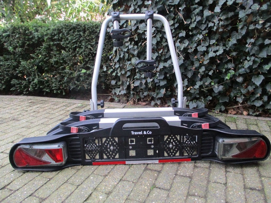 fietsendrager Travel en co (ANWB)voor 2 elektrische fietsen!, Auto diversen, Ophalen, Zo goed als nieuw, Brede banden, 2 fietsen