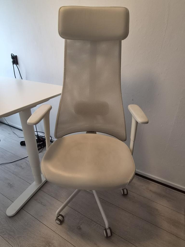 Bureaustoel Ikea wit, Huis en Inrichting, Bureaustoelen, Ophalen of Verzenden, Gebruikt, Wit