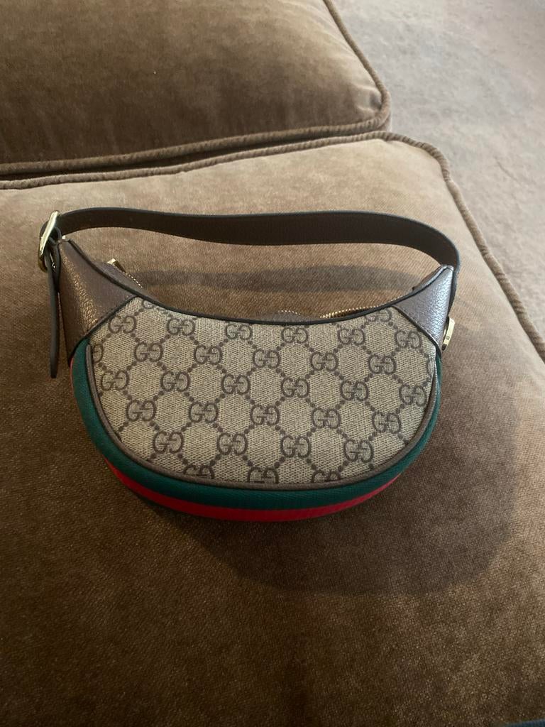 Gucci Ophidia tasje, Ophalen of Verzenden, Gebruikt, Bruin, Schoudertasje