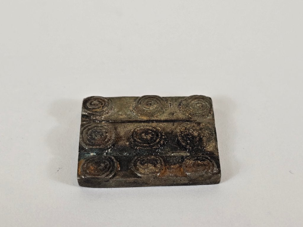 Goudgewicht #13, messing of brons, Akan, Ghana, 18e 19e eeuw, Ophalen of Verzenden