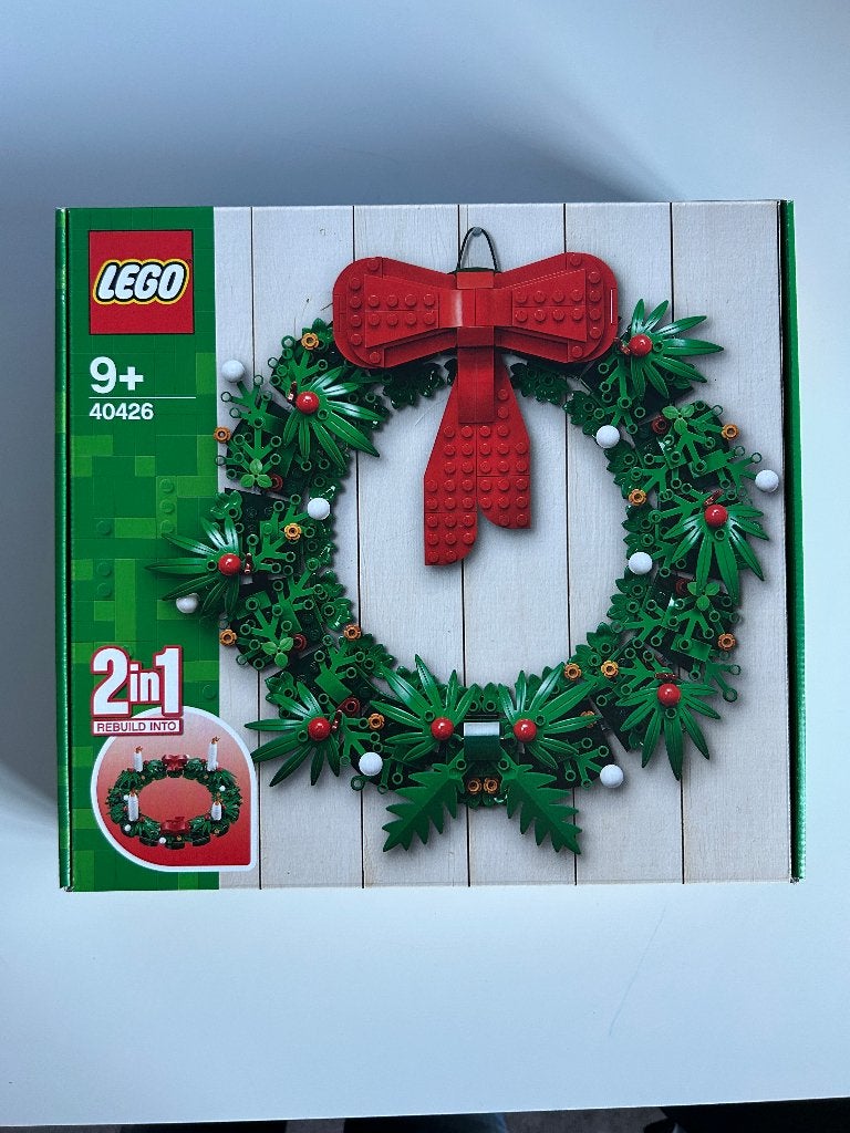 LEGO 40426 2in1 Kerstkrans - 1x gebouwd, Inclusief instructies, Overige thema's, Lego, Ophalen of Verzenden