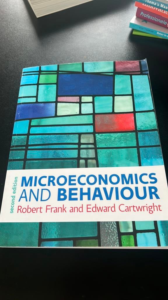 Microeconomics and behaviour, Ophalen of Verzenden, Zo goed als nieuw, Management