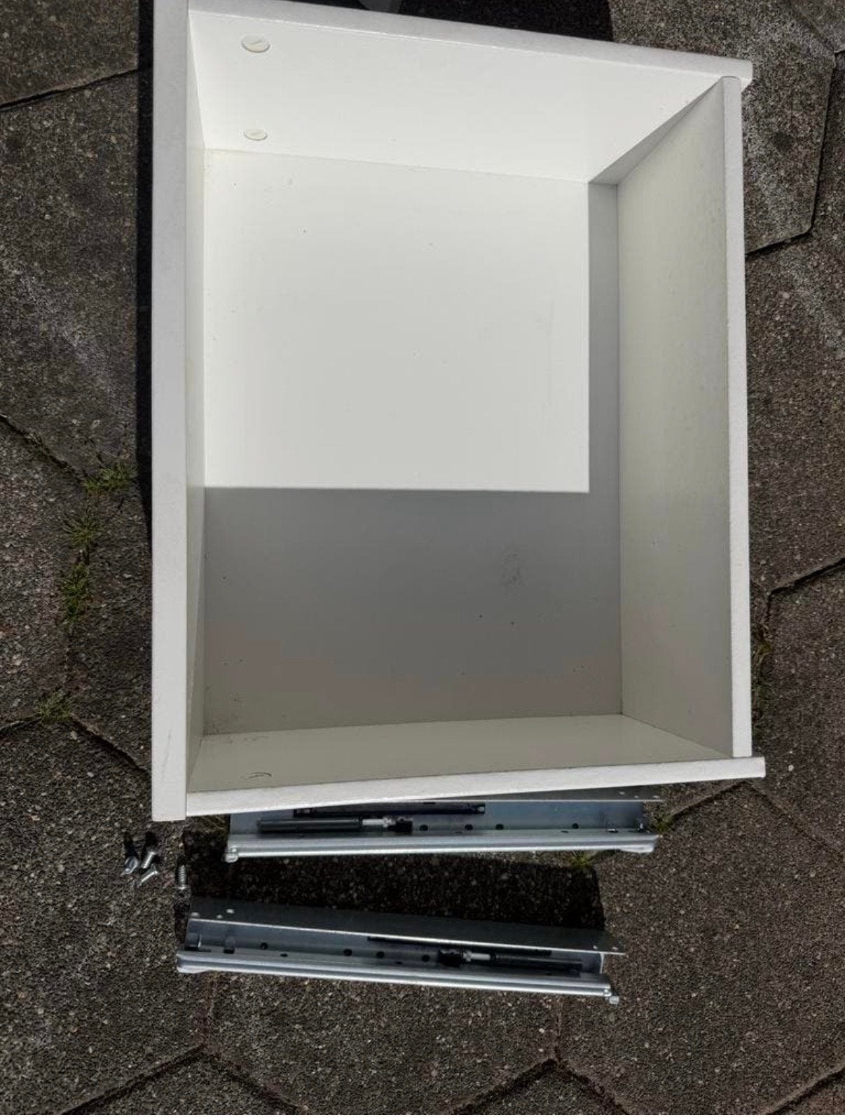 Witte Ikea lade met ladegeleiders - Zo goed als nieuw, Huis en Inrichting, Ophalen, Minder dan 50 cm, 1 of 2 laden, Zo goed als nieuw