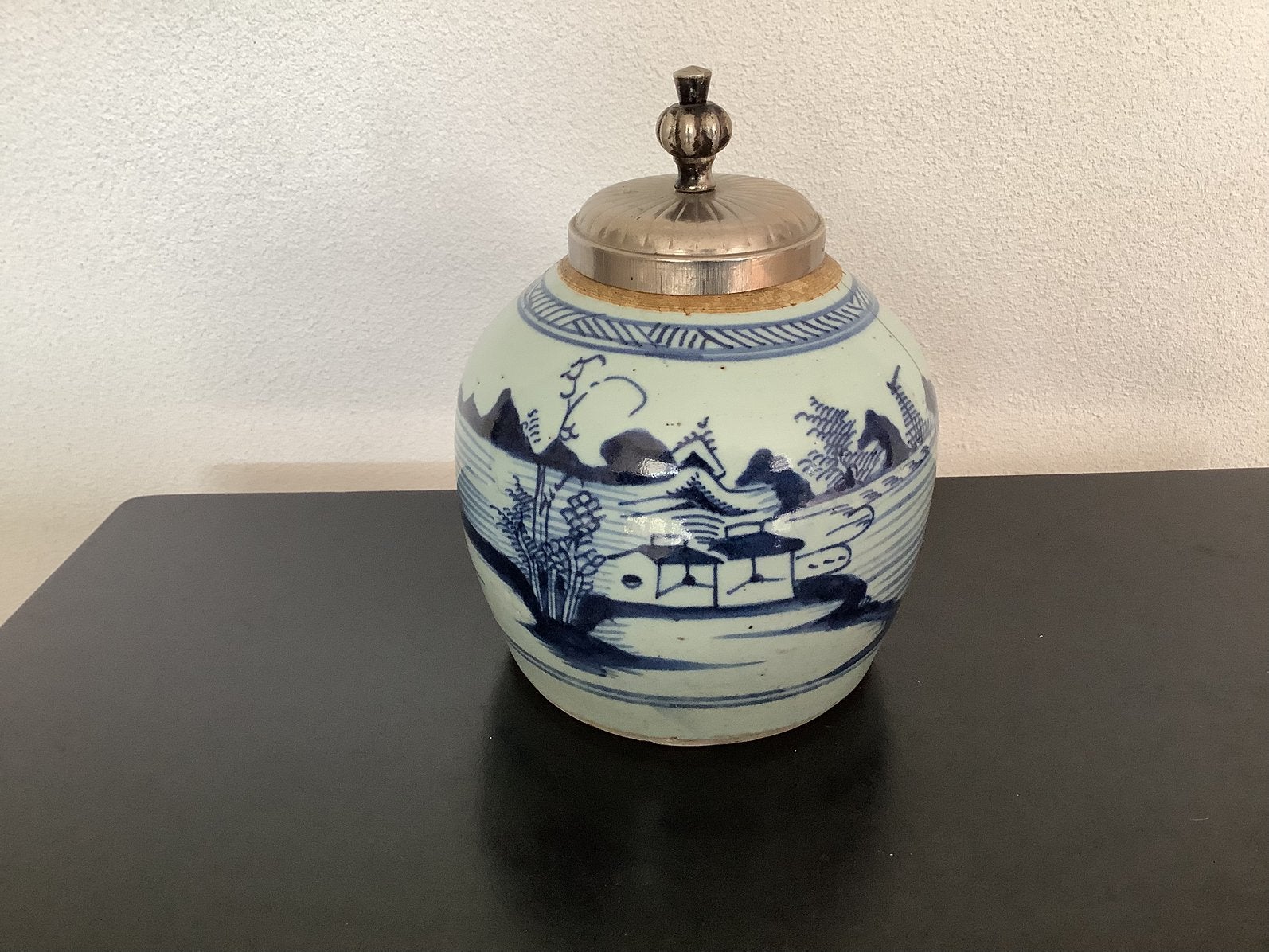 Antieke chinese gemberpot, Ophalen of Verzenden