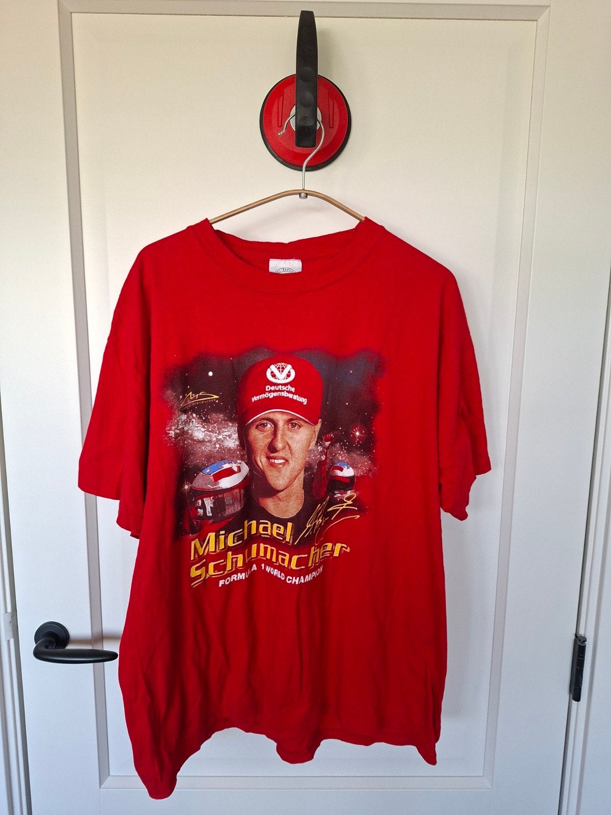 Michael Schumacher T-shirt, Verzenden, Gedragen, Overige maten, Rood