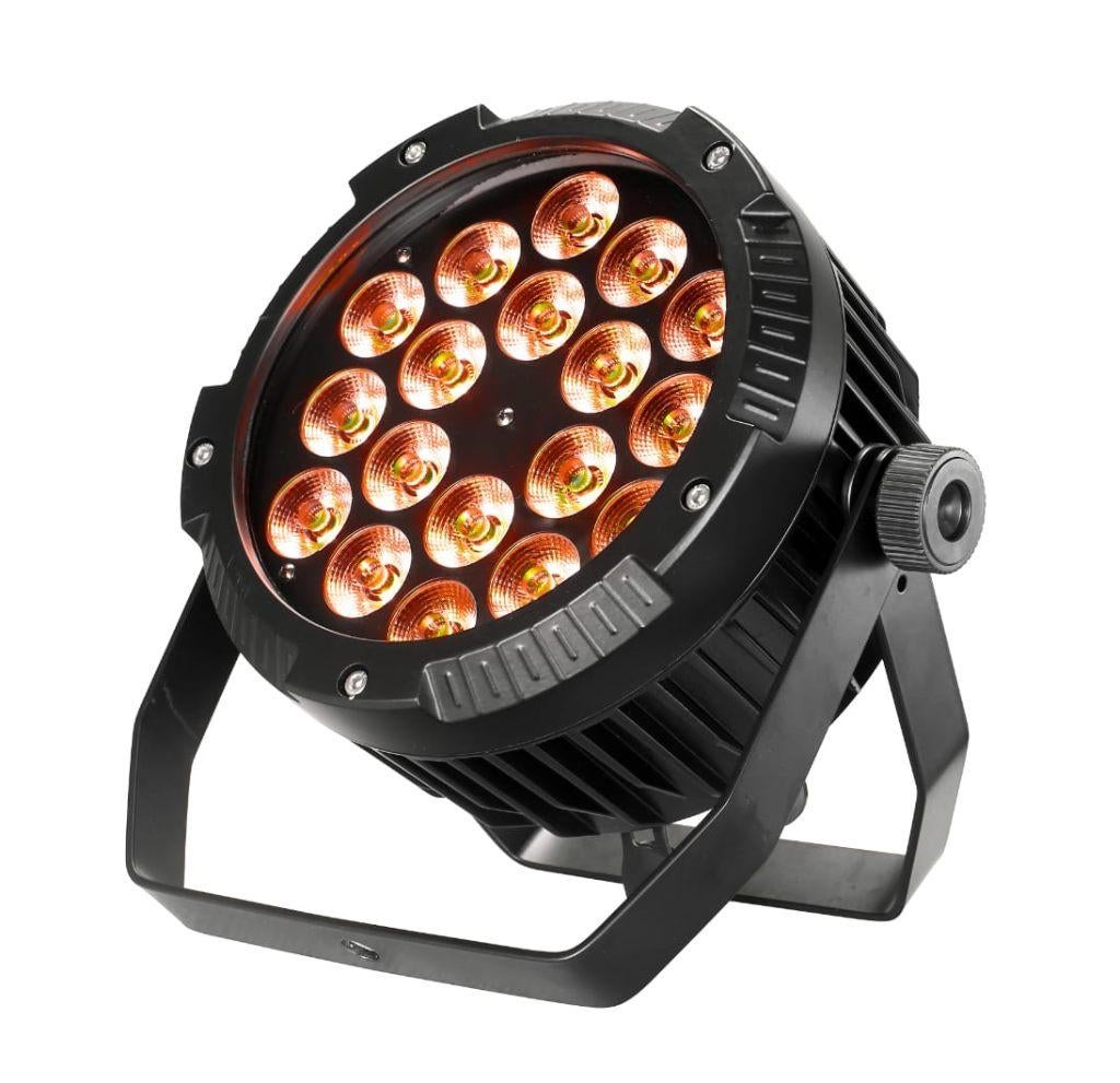 DJLicht 18X18W RGBWA+UV LED Par waterdicht IP65, Geluidgestuurd, ., Nieuw, Ophalen of Verzenden