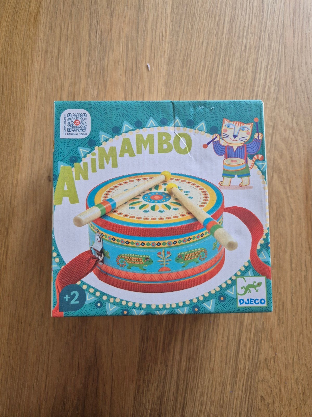Djeco Animambo Trommel DJ06004 | Nieuw in doos | 2+, Ophalen, Nieuw