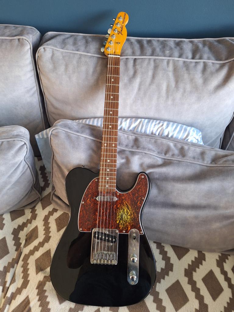 Squier Telecaster Zwart - Zo goed als nieuw, Ophalen of Verzenden, Zo goed als nieuw, Solid body, Overige merken