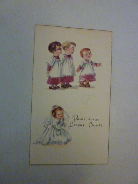Bidprentje - Panis vivus Corpus Christi, Verzenden, Zo goed als nieuw