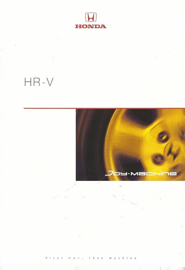 Brochure Honda HR-V 1999, Ophalen of Verzenden, Gelezen, Honda