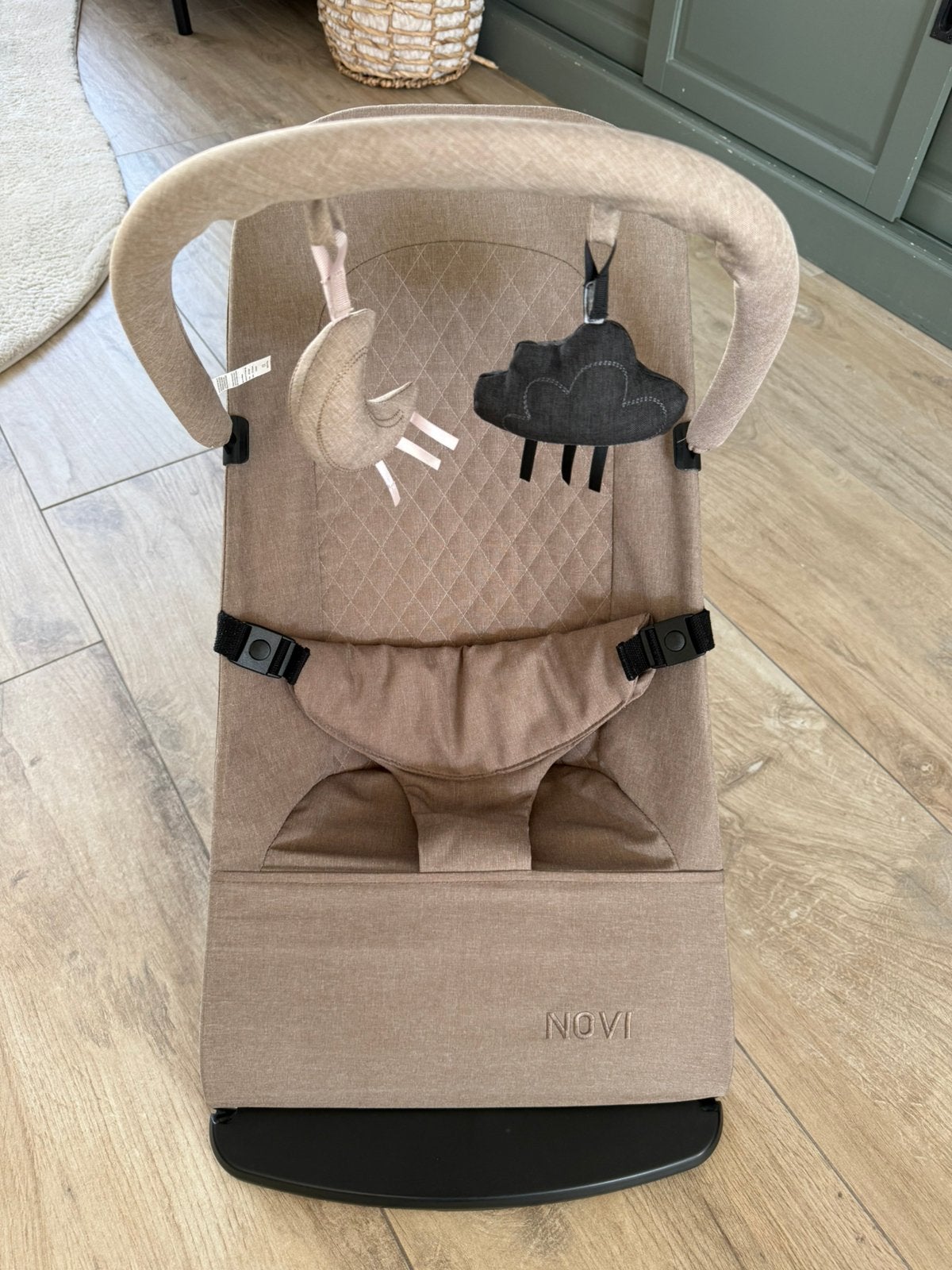 Novi Baby Lily Wipstoel Bouncer, Verstelbaar, Wipstoel, Zo goed als nieuw, Ophalen