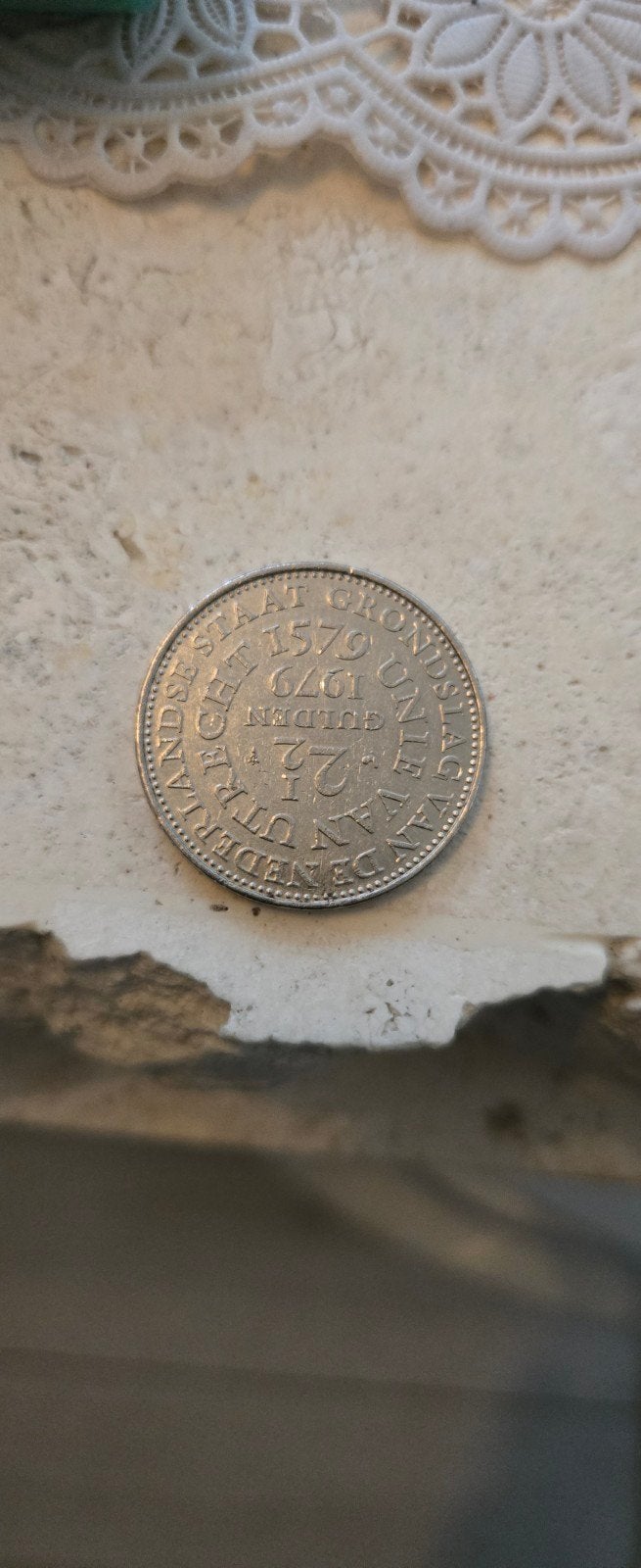 2½ Gulden Munt Koningin Juliana 1979, Postzegels en Munten, Koningin Juliana, Zilver, Ophalen of Verzenden, Losse munt