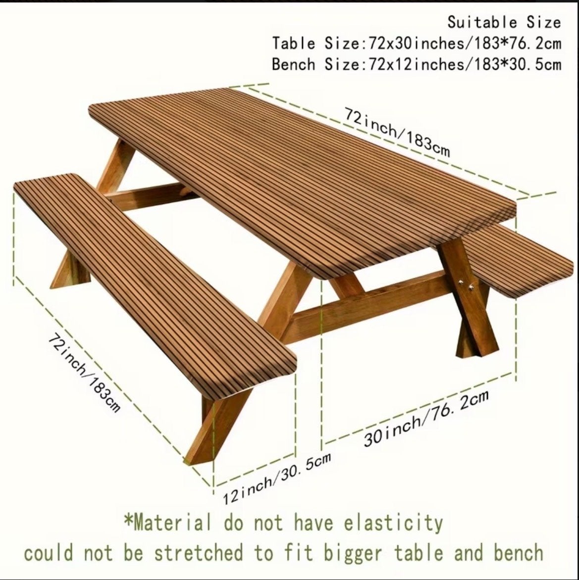 Picknicktafelhoes - Bescherming en Stijl voor Buiten, Tuin en Terras, Picknicktafels, Verzenden, Nieuw, Rechthoekig, Overige materialen