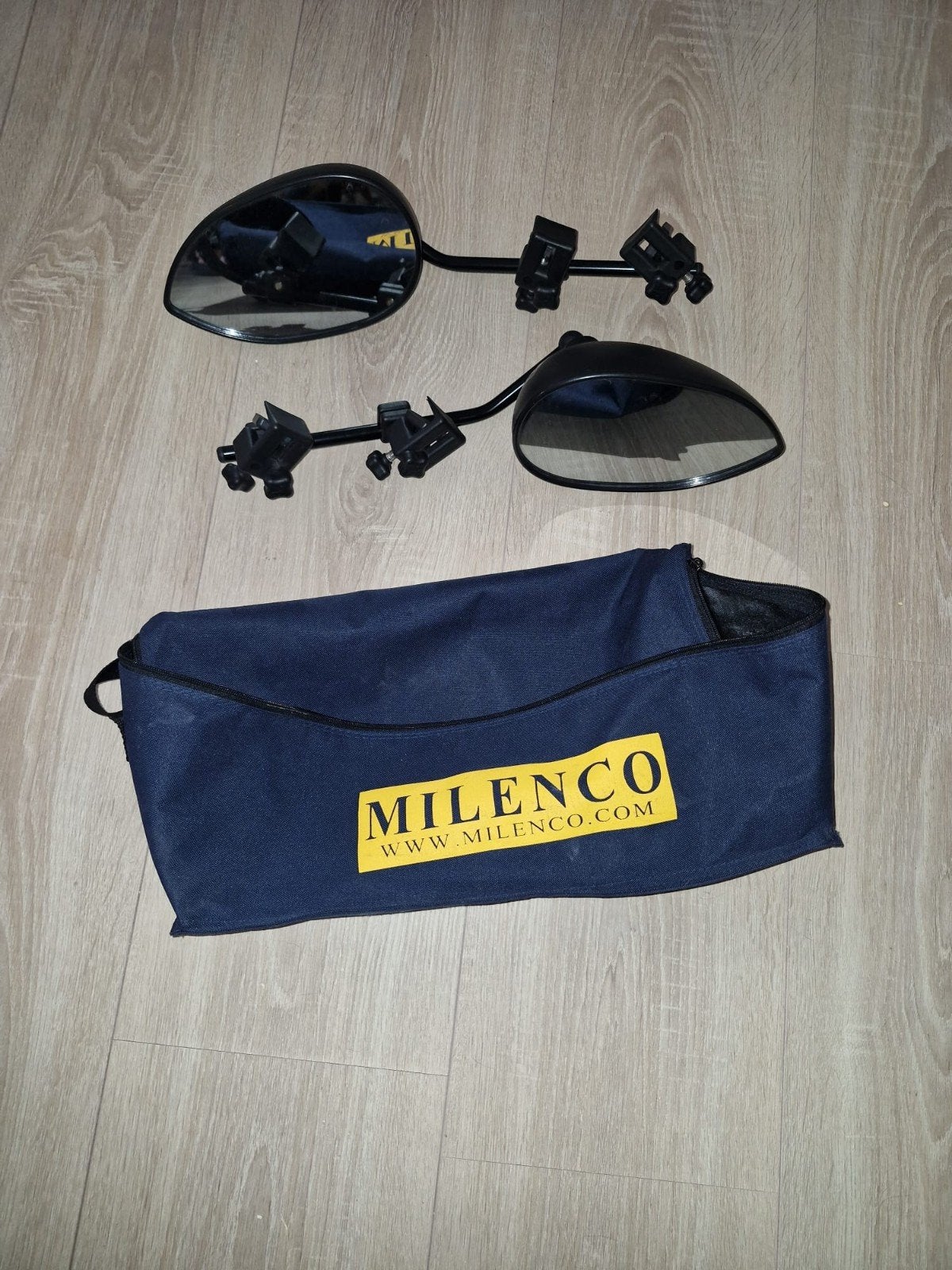 Milenco Universele Opzet Spiegels, Auto-onderdelen, Spiegels, Ophalen of Verzenden, Gebruikt, Universele onderdelen