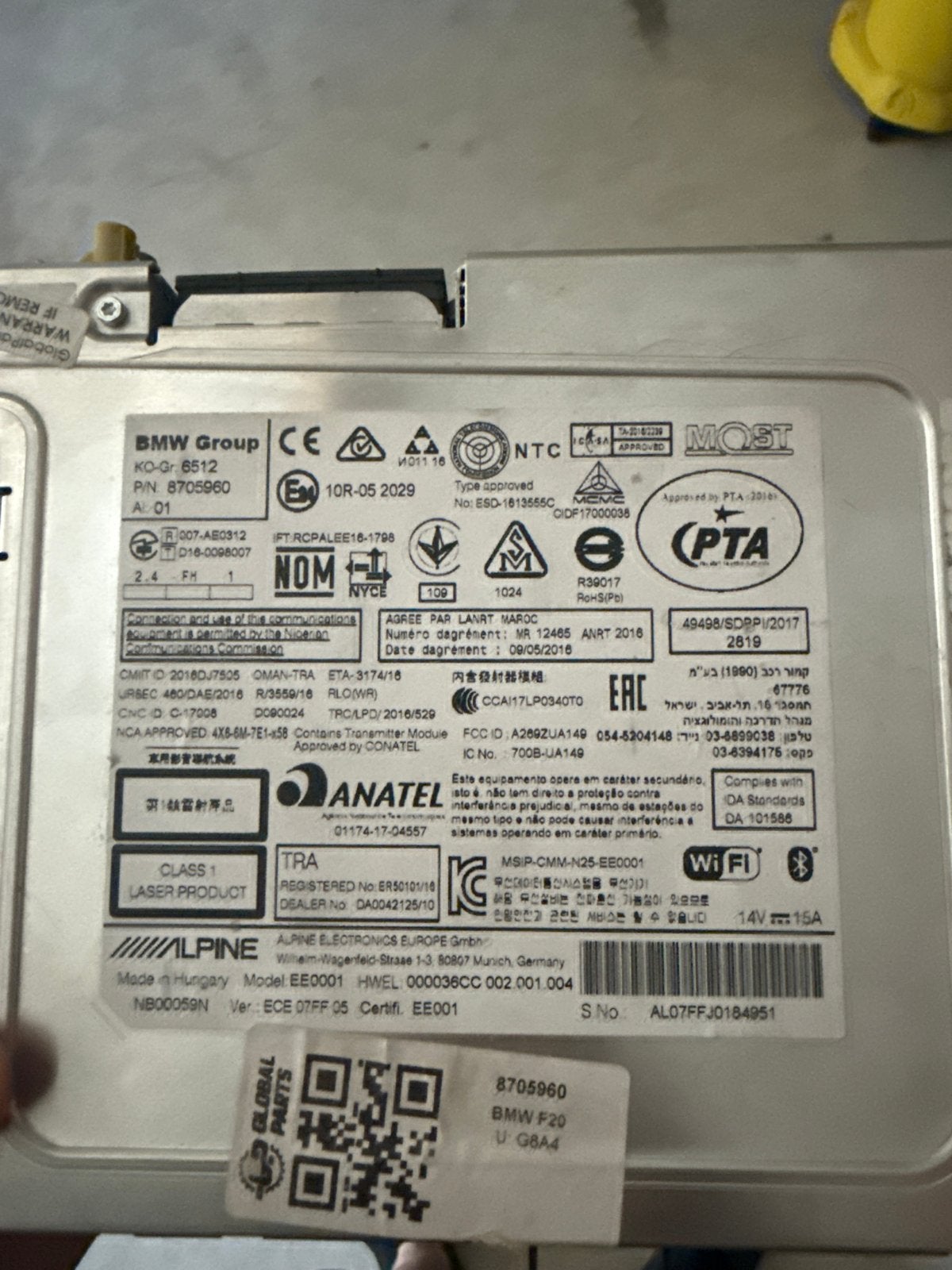 BMW P20 G8A4 Infotainment Module, Ophalen of Verzenden, Gebruikt