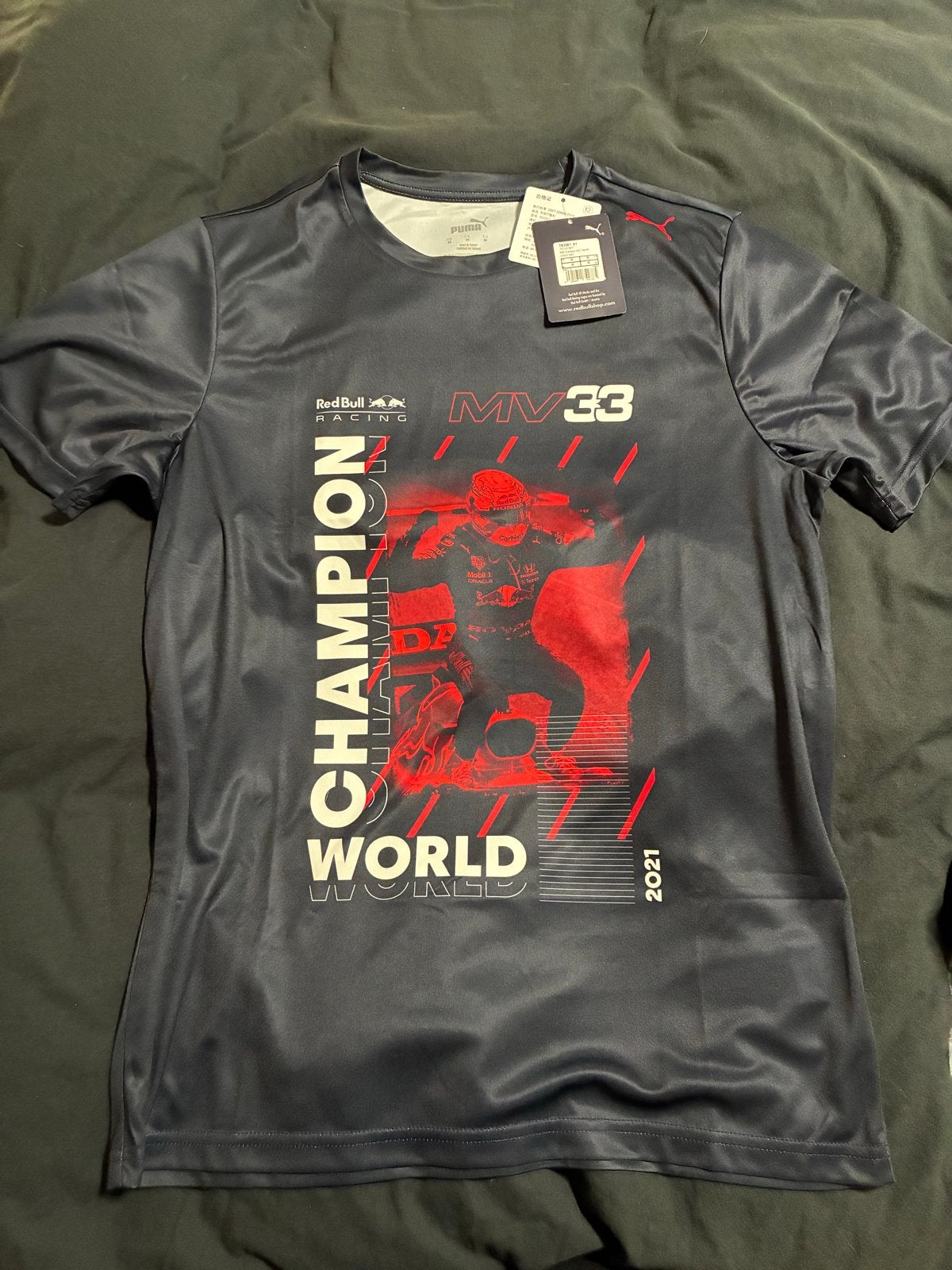 Max Verstappen World Champion T-shirt - nieuw met kaartjes, Ophalen of Verzenden, Nieuw, Formule 1