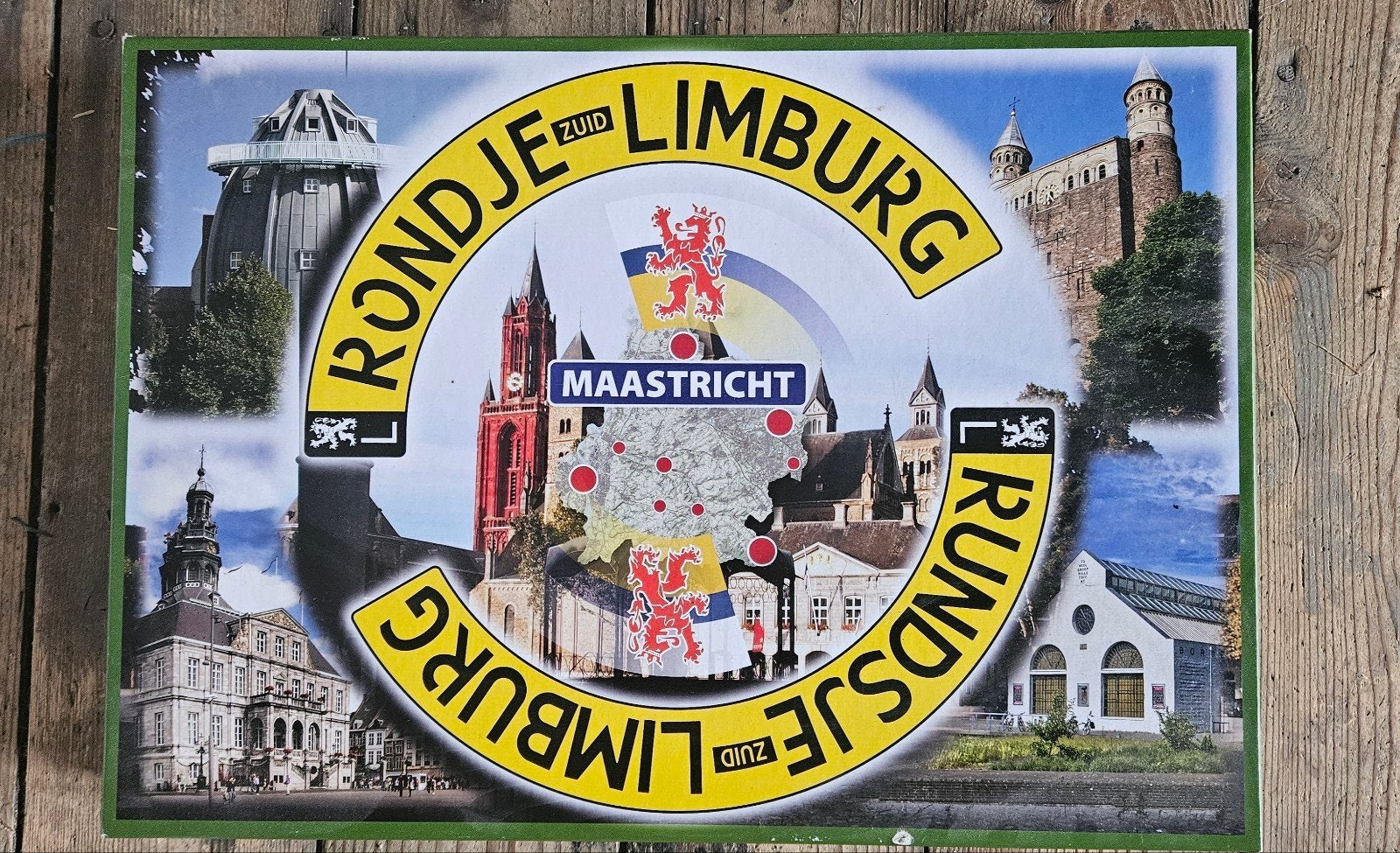 Rondje Zuid-Limburg Bordspel - Rabobank Editie, Hobby en Vrije tijd, Drie of vier spelers, Ophalen, Gebruikt, Rabobank Centraal Zuid-Limburg