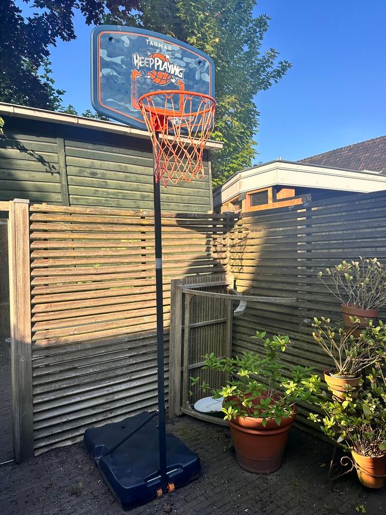 Tamrak basketbalpaal mobiel, Sport en Fitness, Basketbal, Ophalen, Zo goed als nieuw, Ring, Bord of Paal