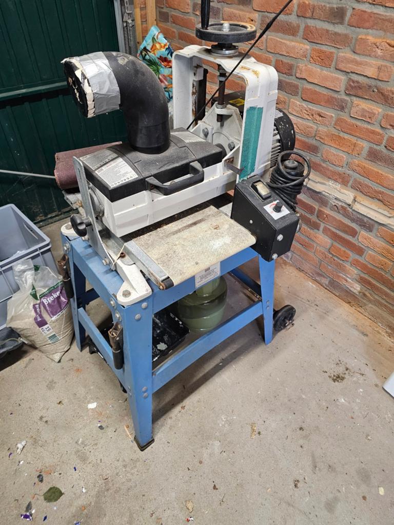 HBM Cilinderschuurmachine MS3126 - Bouwjaar 2019, Doe-het-zelf en Verbouw, Gereedschap | Schuurmachines, Gebruikt, Overige typen