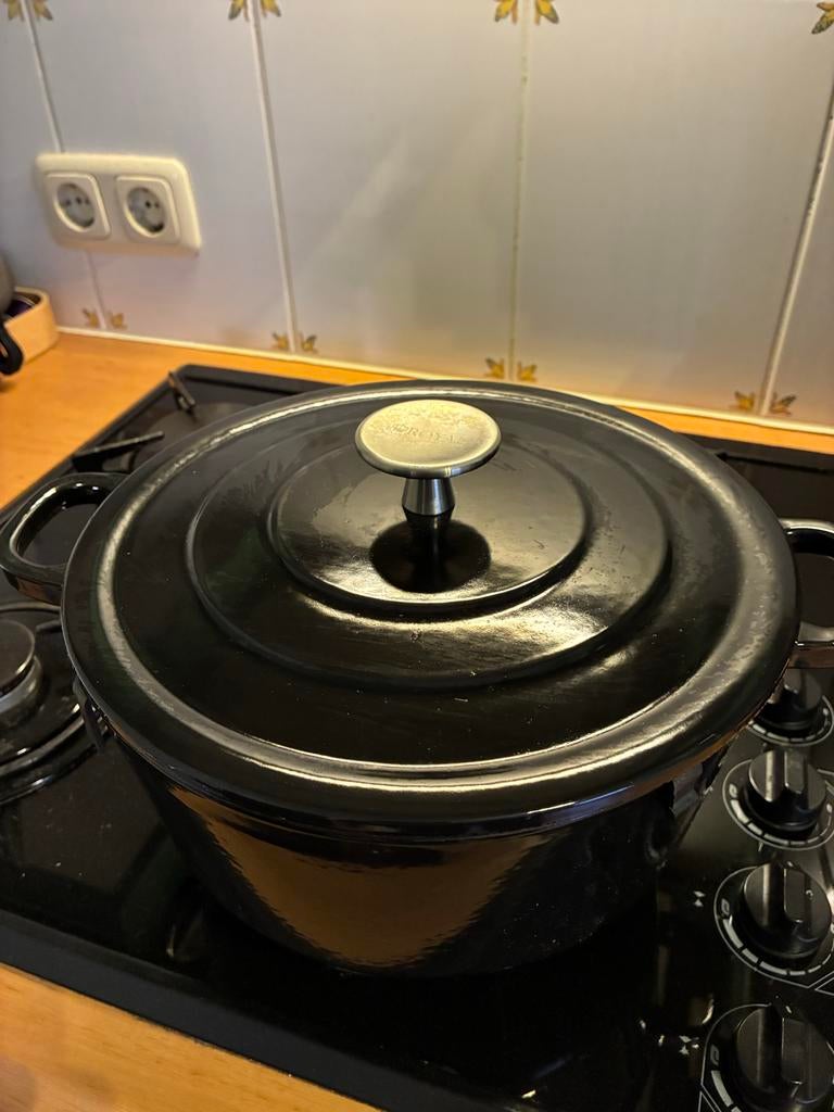 Gietijzeren Braadpan - Royal van Kempen & Begeer, Ophalen, Gebruikt, Koekenpan of Braadpan, Gietijzer