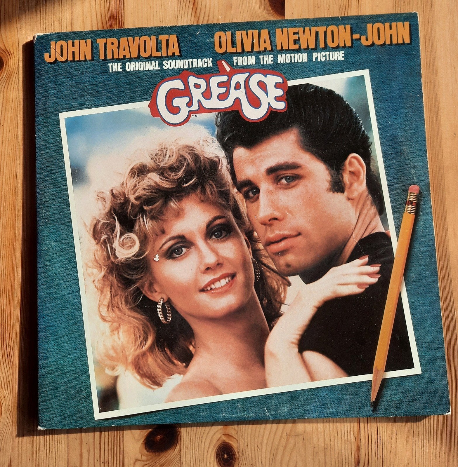 dubbel lp van Grease, Cd's en Dvd's, Film en Theater, Gebruikt, Ophalen of Verzenden, Dubbel-LP