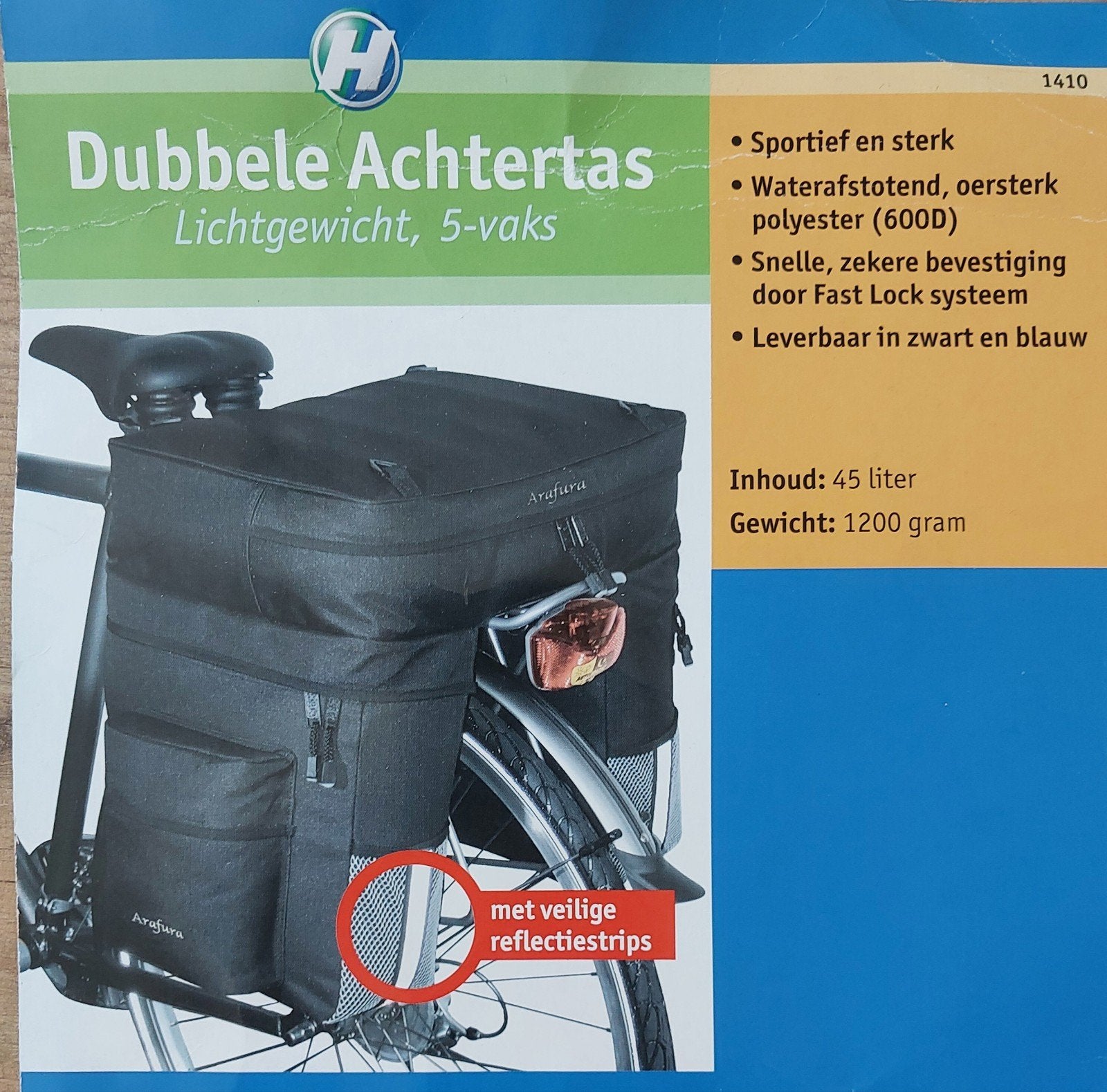 5 Halfords fietstassen, 28 liter, zo goed als nieuw., Ophalen of Verzenden, Zo goed als nieuw