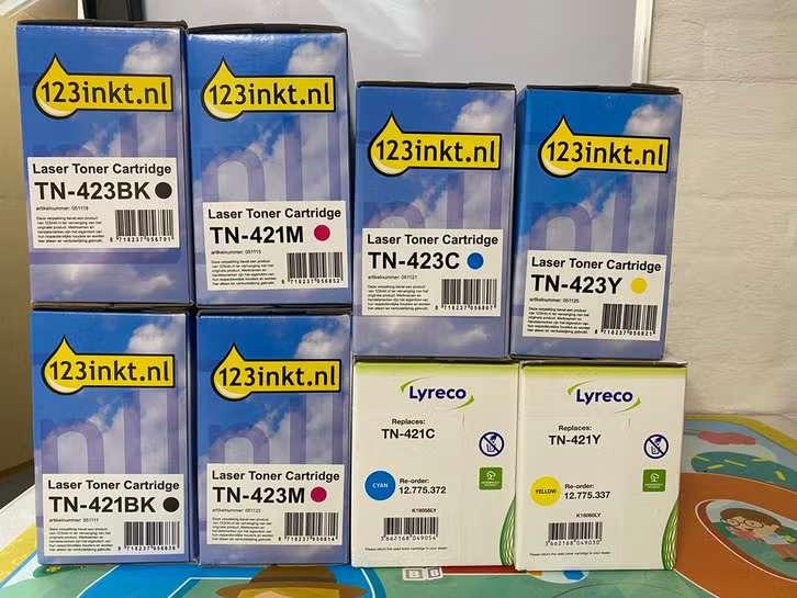 twee sets Brother TN-423 toner hoge capaciteit, Computers en Software, Printerbenodigdheden, Nieuw, Toner, Ophalen of Verzenden