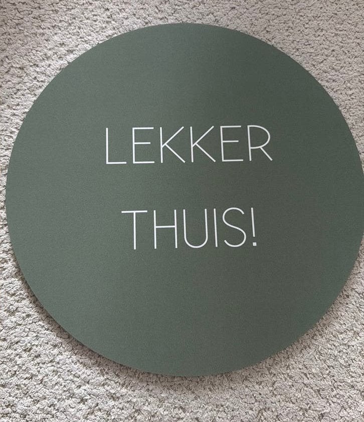 Wandbord nieuw, Ophalen of Verzenden, Zo goed als nieuw