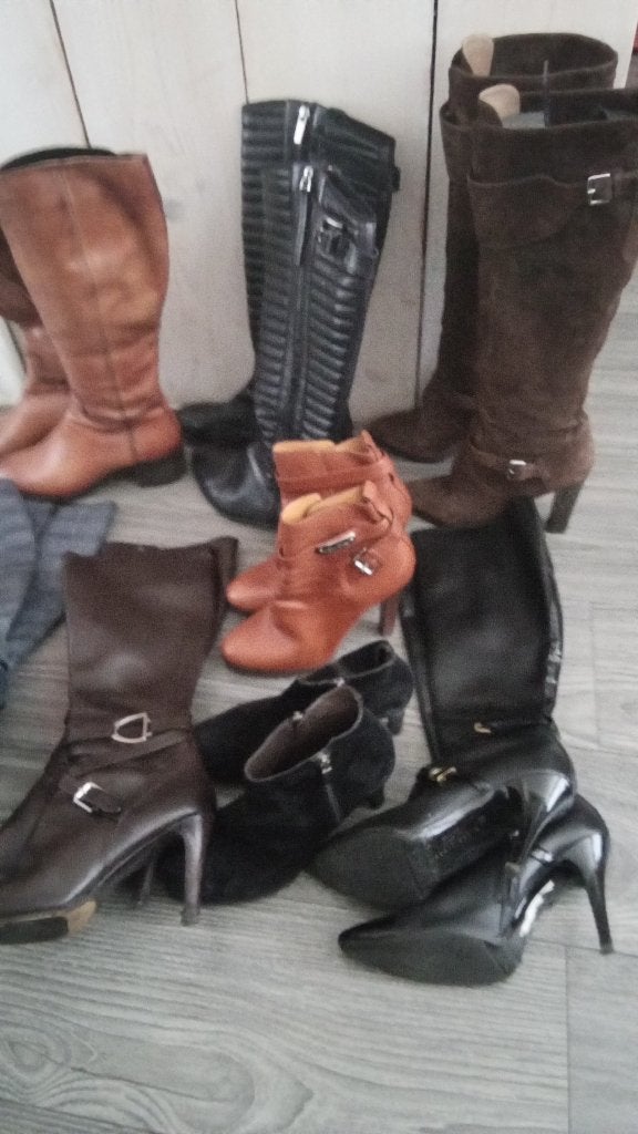 Laarzen, Kleding | Dames, Hoge laarzen, Zwart, Ophalen of Verzenden, Gedragen