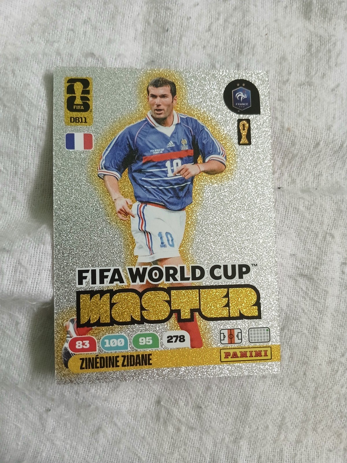 Zidane FIFA World Cup Master Panini kaart, Ophalen of Verzenden