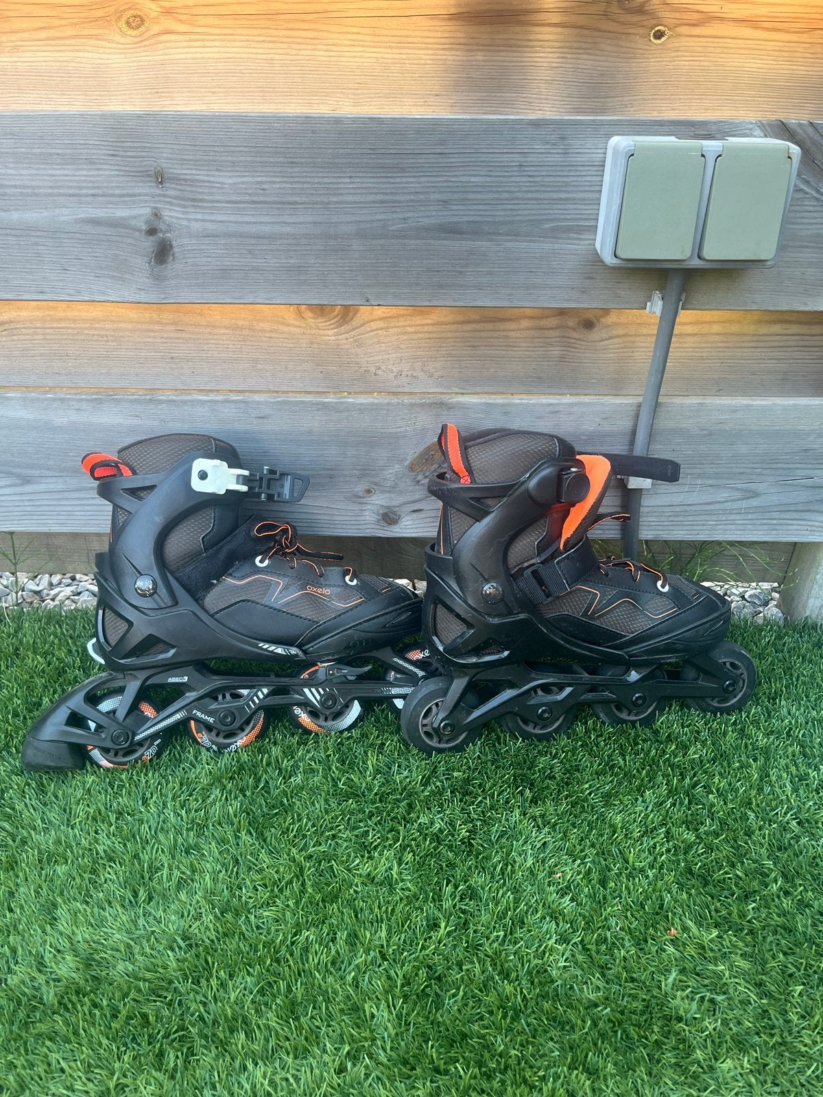 Skielers Oxelo Play 5 met bescherming, Sport en Fitness, Kinderen, Inline skates 4 wielen, Ophalen, Overige merken