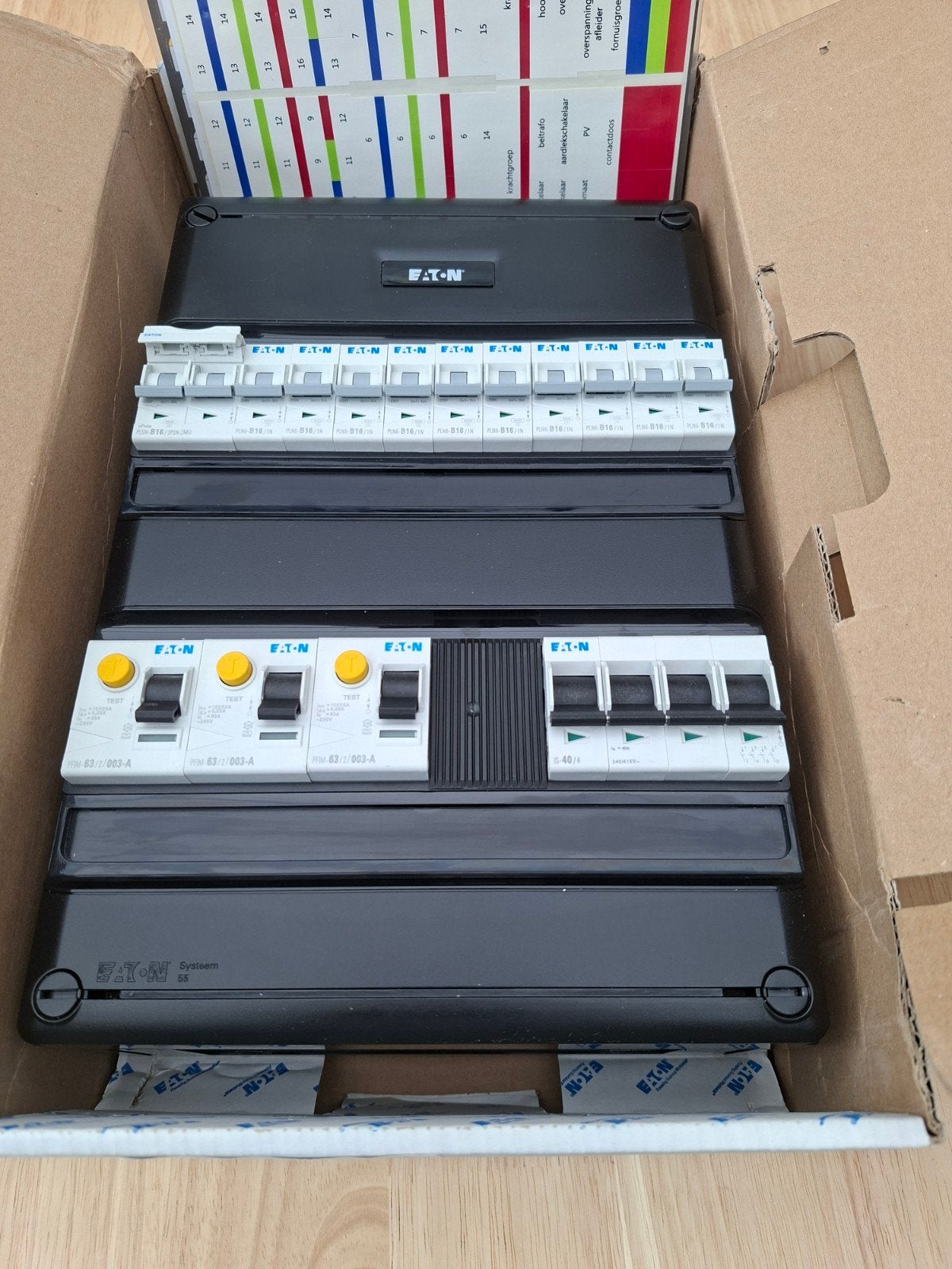 Eaton groepenkast 10groepen + kookgroep, Ophalen of Verzenden, Nieuw, Eaton, Groepenkast