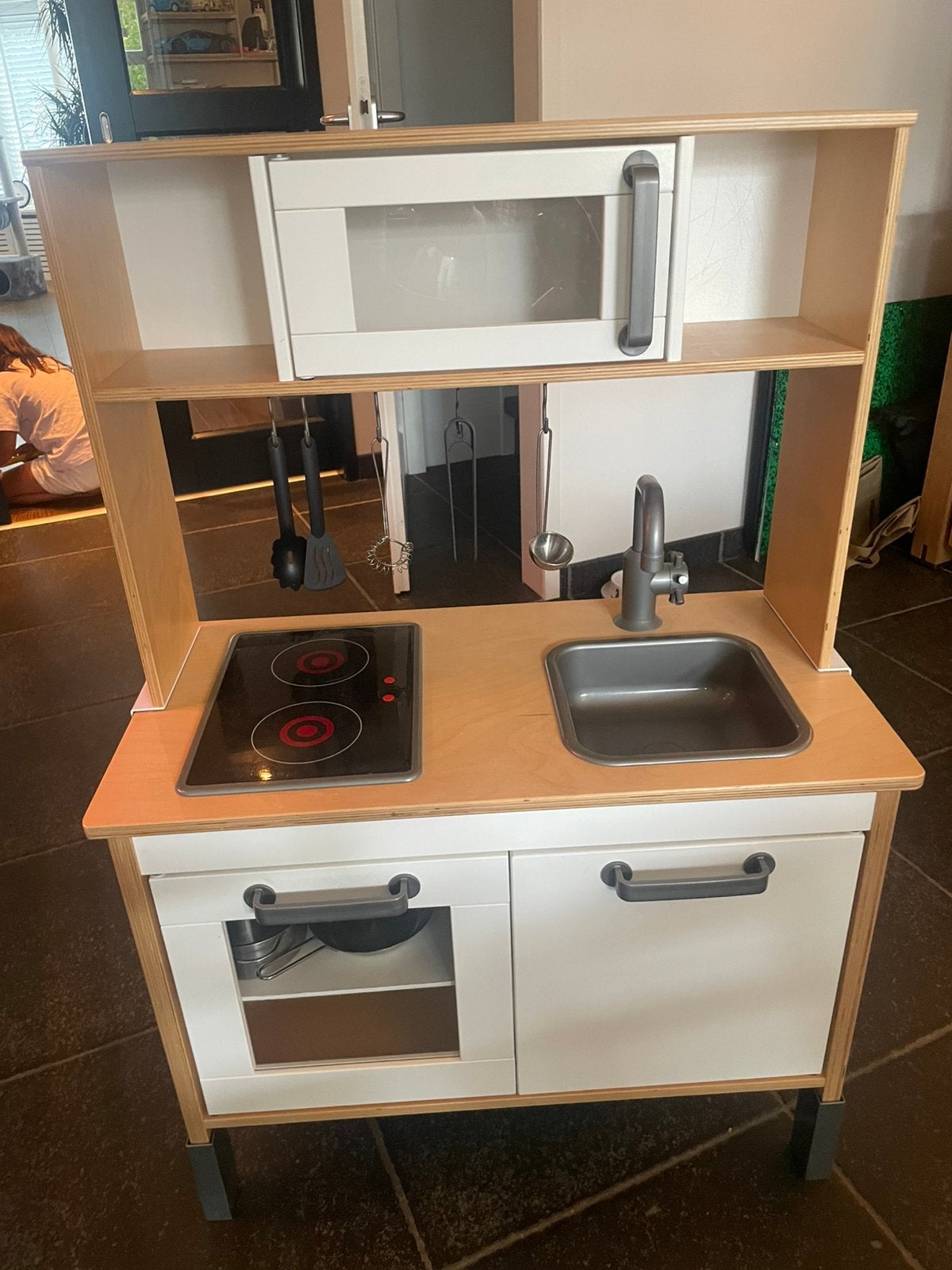Ikea keukentje met accessoires, Ophalen, Gebruikt, Hout, Speelkeuken-accessoire