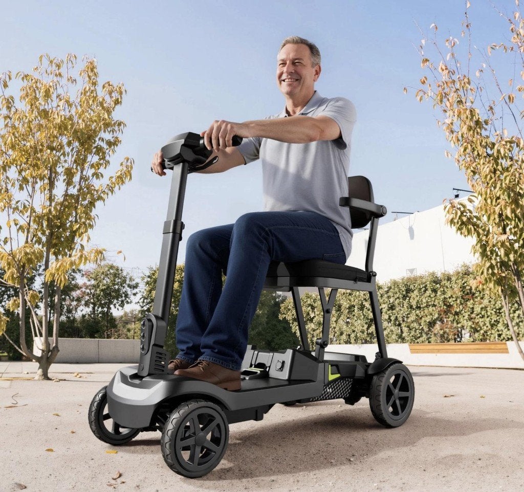 opvouwbare scootmobiel -IVA 985S Traveler,15kg Nieuw in doos, Overige merken, 10 km/u of minder, 16 t/m 25 km, Nieuw