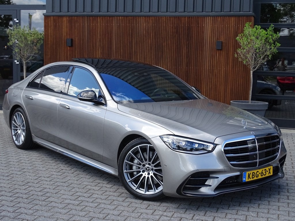 Mercedes-Benz S-Klasse 580 e 4M 510PK Lang AMG Designo / Bur, Automaat, 2430 kg, Gebruikt, 510 pk