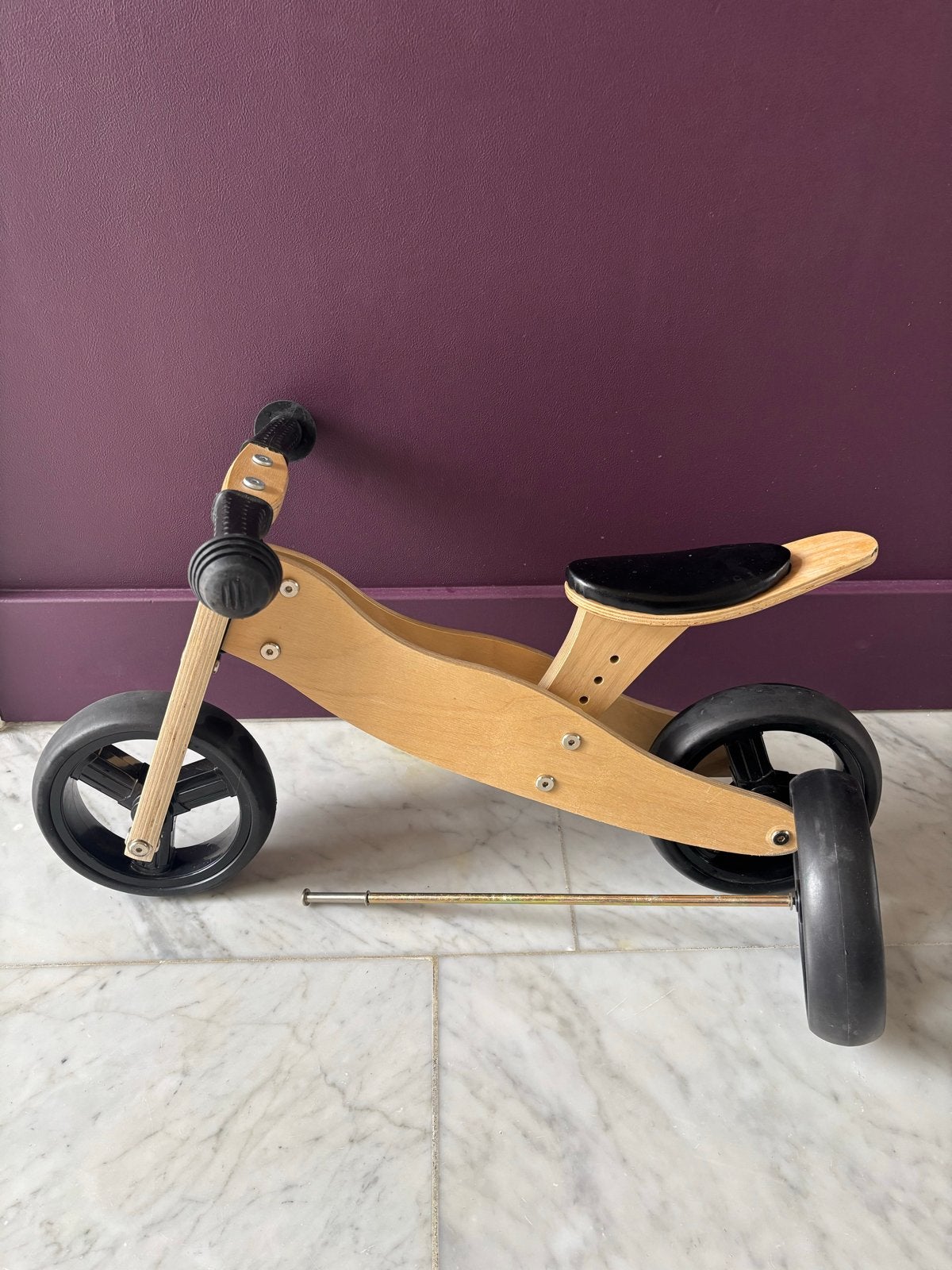 Houten loopfiets (twee- en driewieler), Ophalen, Gebruikt, Loopfiets