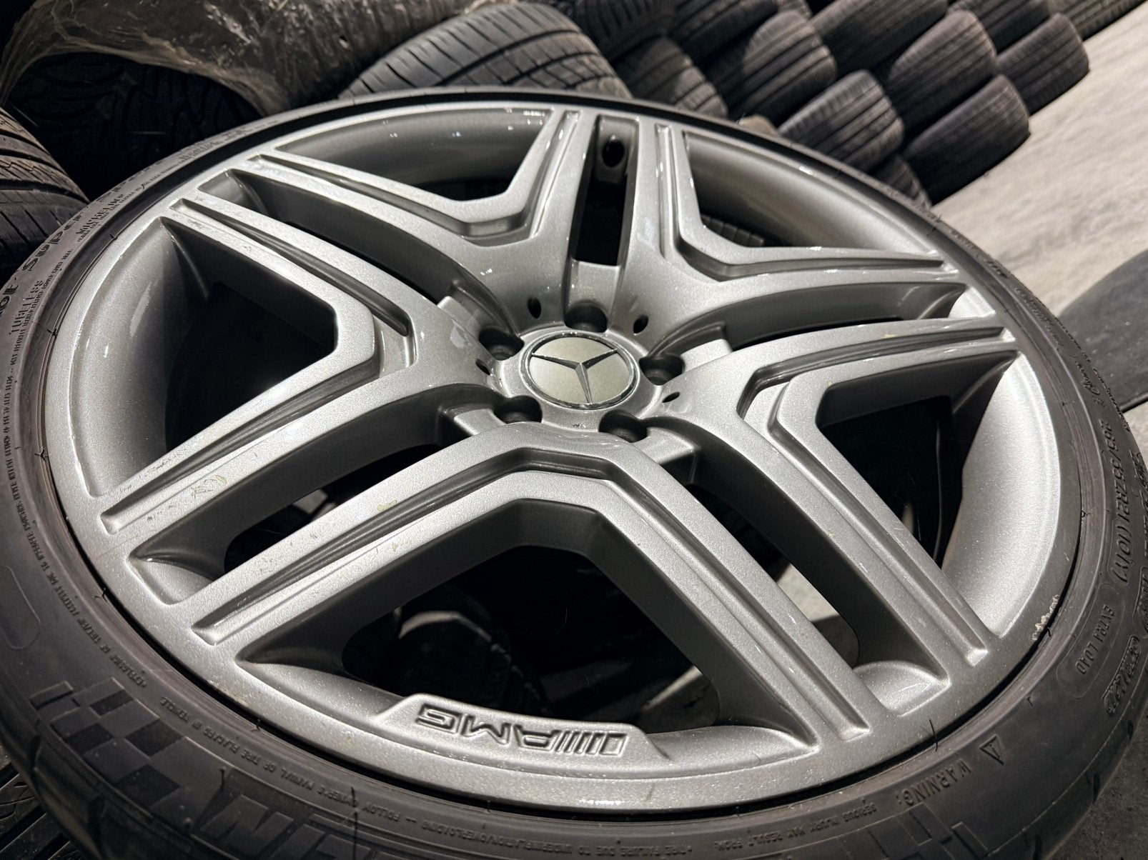 21” AMG MERCEDES BORBET OEM GERMANY Scheur in Velg 21 INCH, Auto-onderdelen, Ophalen, Gebruikt, Mercedes-Benz, Deur