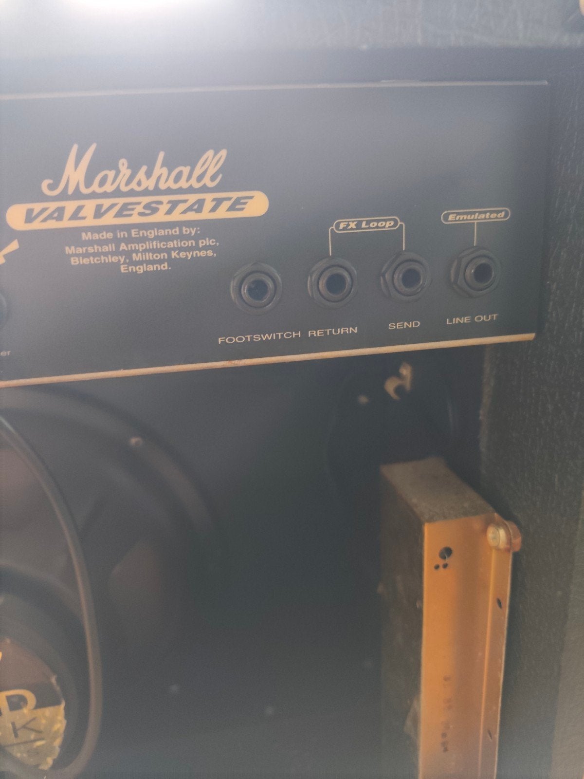 Foto 4 van Marshall Valvestate vs100 gitaarversterker met footswitch