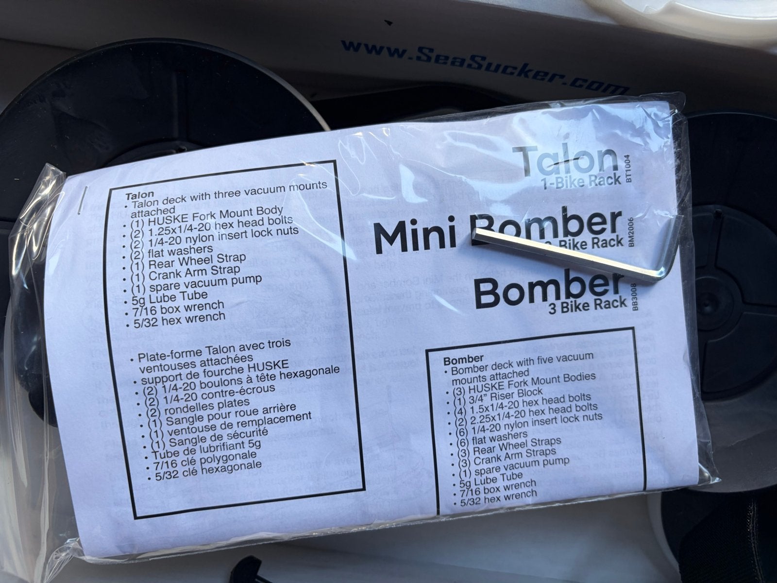 SeaSucker Mini Bomber Fietsendrager voor 2 fietsen - Nieuw, Auto diversen, Ophalen of Verzenden, Nieuw