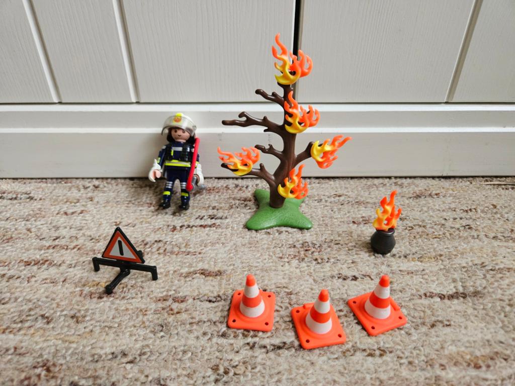 Playmobil brandweer, Ophalen of Verzenden, Gebruikt, Complete set