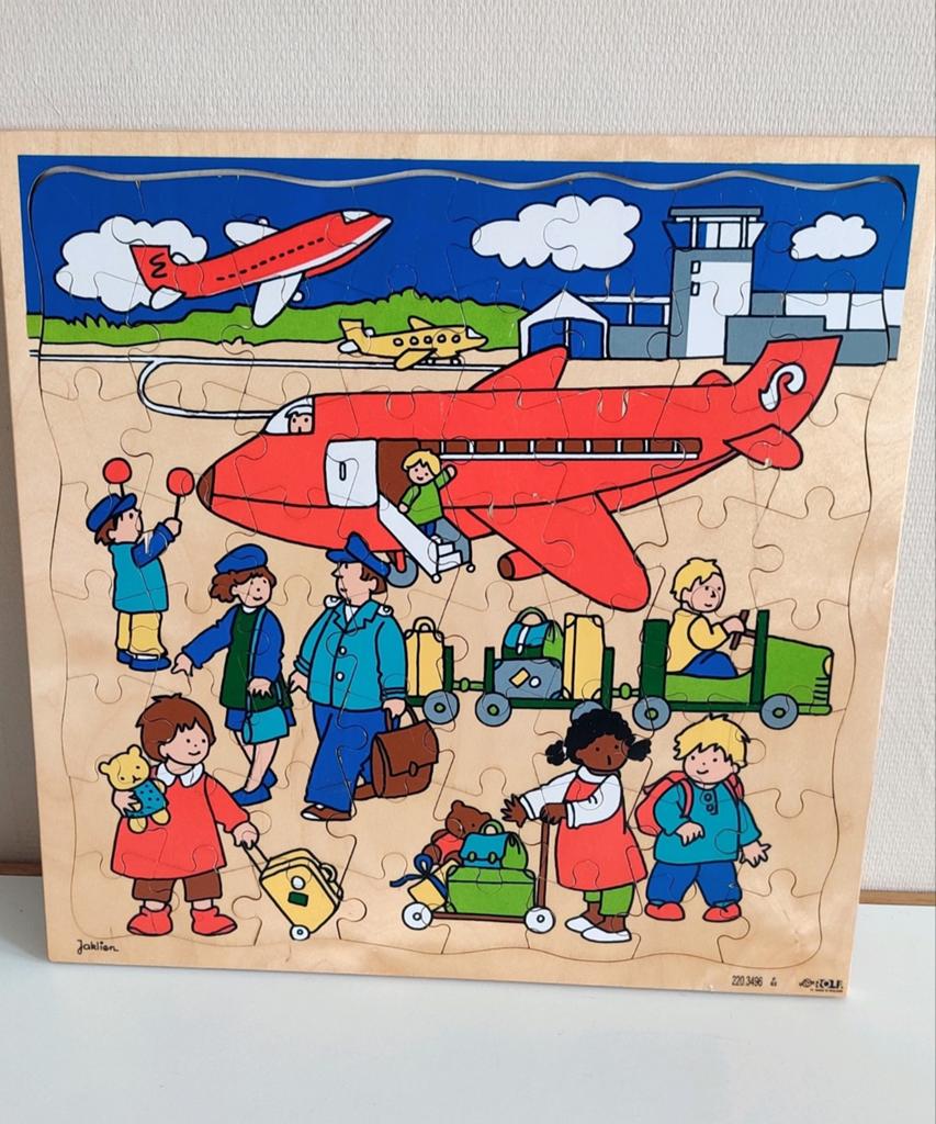 Alles moet weg!! Rolf I Puzzel I Op het vliegveld, Ophalen, 10 tot 50 stukjes