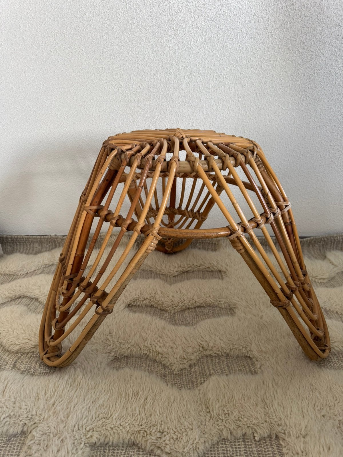 Rotan kruk, Ophalen of Verzenden, Gebruikt, Overige materialen
