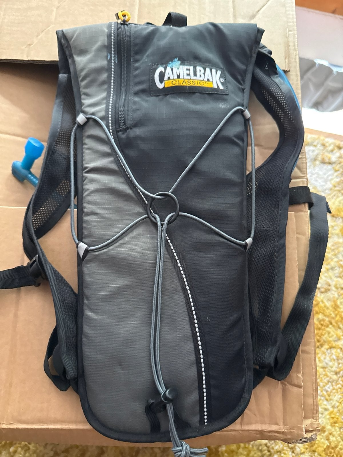 Camelbak Classic Hydratatie Rugzak - Zwart/Grijs, Ophalen of Verzenden, Gedragen, Zwart