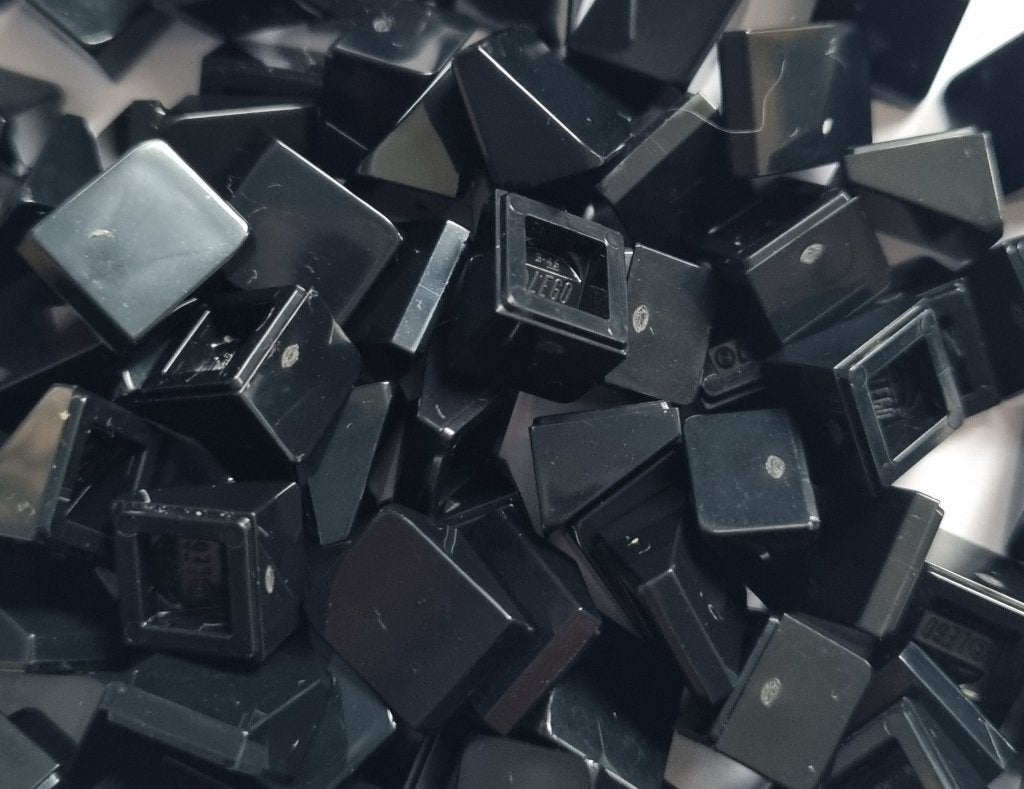 Lego cheese slope, Black (per 100), Ophalen of Verzenden, Nieuw, Losse stenen, Lego