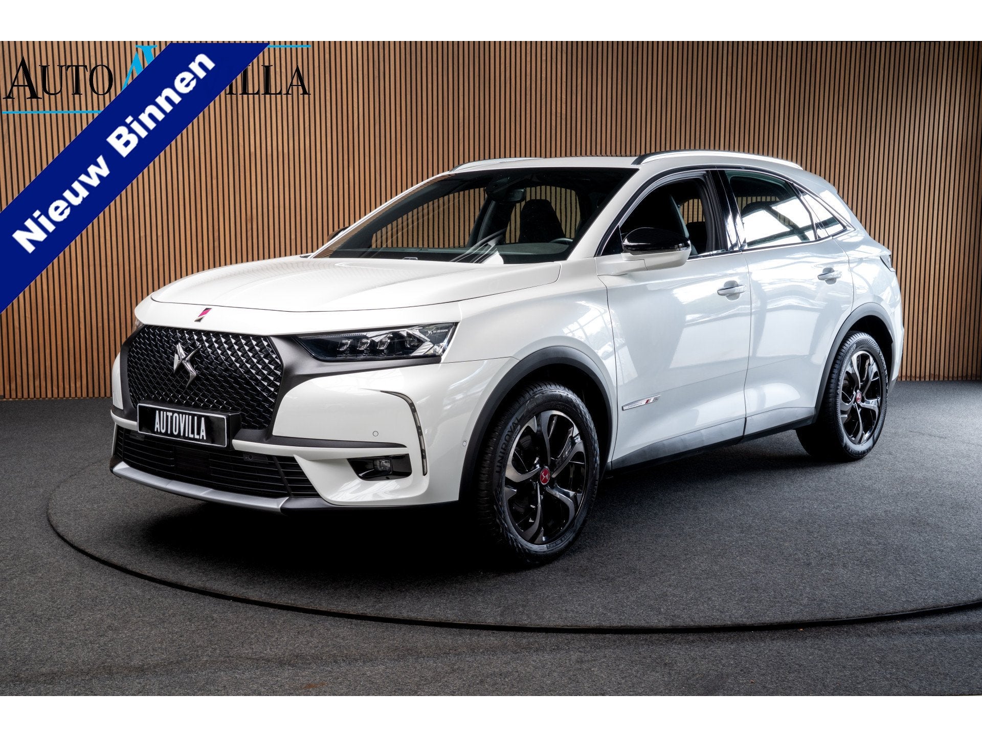 DS 7 Crossback E-Tense Performance Line Pano Alcantara/ Leer, Auto's, DS, Automaat, Dealer onderhouden, Gebruikt, 4 cilinders