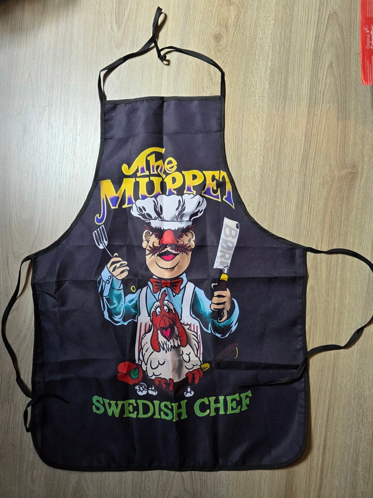 Kado-tip: grappig Nieuw keuken schort SWEDISCH CHEF, Schort, Meerkleurig, Nieuw, Ophalen of Verzenden